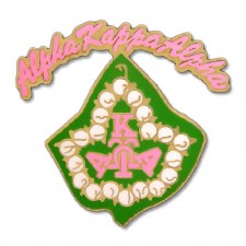 Alpha Kappa Alpha Rocker Ivy Lapel Pin