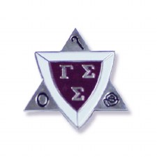 Gamma Sigma Sigma Color Crest Lapel Pin