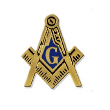 Mason Color Crest Lapel Pin