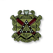 Phi Mu Alpha Color Crest Lapel Pin