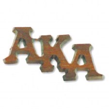 Alpha Kappa Alpha Small Wooden Lapel Pin