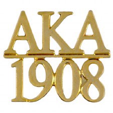 Alpha Kappa Alpha Gold Chapter Bar Lapel pin