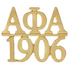 Alpha Phi Alpha Gold Chapter Bar Lapel pin