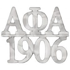 Alpha Phi Alpha Silver Chapter Bar Lapel pin