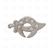 Shriner Stoned Lapel Pin