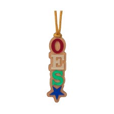 Order of the Eastern Star Mirror Letter Tiki