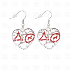 Delta Sigma Theta Filigree Earrings