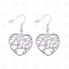 Delta Sigma Theta Filigree Earrings