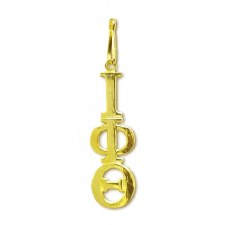 Gold Letters Charm
