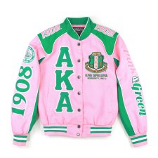 Alpha Kappa Alpha Founding Year Racer Jacket