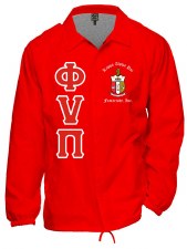 Phi Nu Pi Lined Nylon Intake Jacket