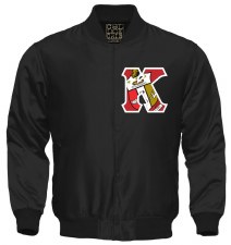 Kappa Alpha Psi Crest Letter Satin Baseball Jacket