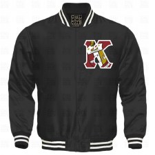 Kappa Alpha Psi Crest Letter Satin Stripe Jacket