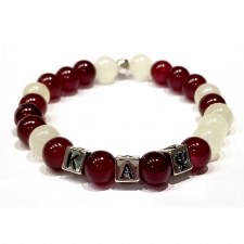 Kappa Alpha Psi Mini Glass Bead Bracelet