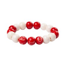 Delta Sigma Theta Wooden Beads Bracelet