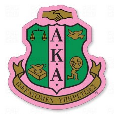 Alpha Kappa Alpha Vinyl Crest Sticker