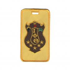 Iota Phi Theta Embroidered Crest Luggage Tag