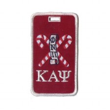 Kappa Alpha Psi Embroidered Two Kanes Luggage Tag