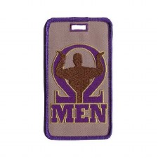 Omega Psi Phi Embroidered Omega Man Luggage Tag