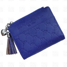 Zeta Phi Beta Embossed Letters Pattern Wallet