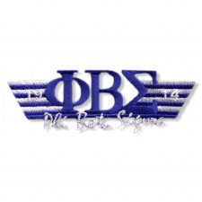 Phi Beta Sigma Greek Wings Patch