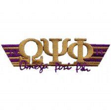 Omega Psi Phi Greek Wings Patch