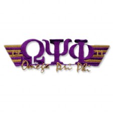 Omega Psi Phi Greek Wings Patch