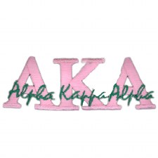 Alpha Kappa Alpha Signature Patch