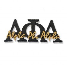 Alpha Phi Alpha Signature Patch