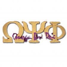 Omega Psi Phi Signature Patch