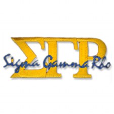 Sigma Gamma Rho Signature Patch