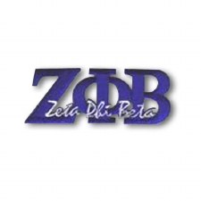 Zeta Phi Beta Signature Patch