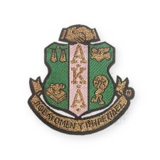 Alpha Kappa Alpha Woven Crest Emblem