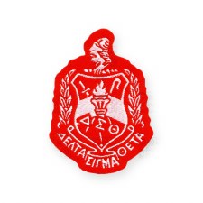Delta Sigma Theta Woven Crest Emblem