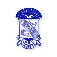 Phi Beta Sigma Woven Crest Emblem