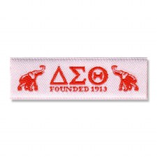 Delta Sigma Theta Organization Woven Label