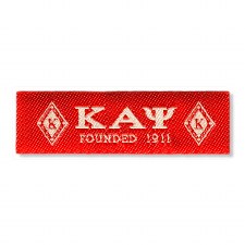 Kappa Alpha Psi Woven Label Patch