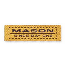 Mason Organization Mini woven Label