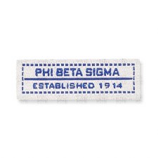 Phi Beta Sigma Organization Mini woven Label