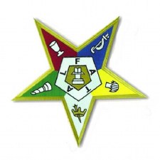 Order of the Eastern Star Crest Patch