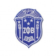 Zeta Phi Beta Crest Patch