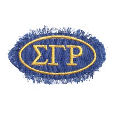 Sigma Gamma Rho Oval Distressed Emblem