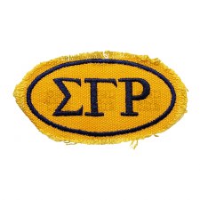 Sigma Gamma Rho Oval Distressed Emblem