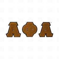 Alpha Phi Alpha Chenille Letters Set