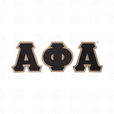 Alpha Phi Alpha Applique Letters Set