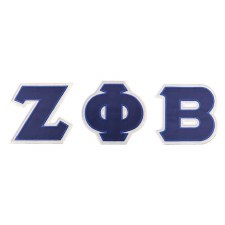 Zeta Phi Beta Applique Letter Set