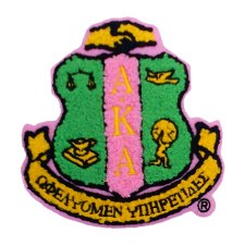 Alpha Kappa Alpha Chenille Crest Emblem