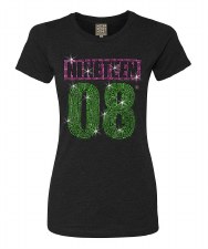 Alpha Kappa Alpha Nineteen 08 Bling Tee