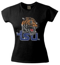 Tennessee State University Rhinestone Tiger Tee