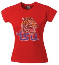 Tennessee State University Rhinestone Tiger Tee